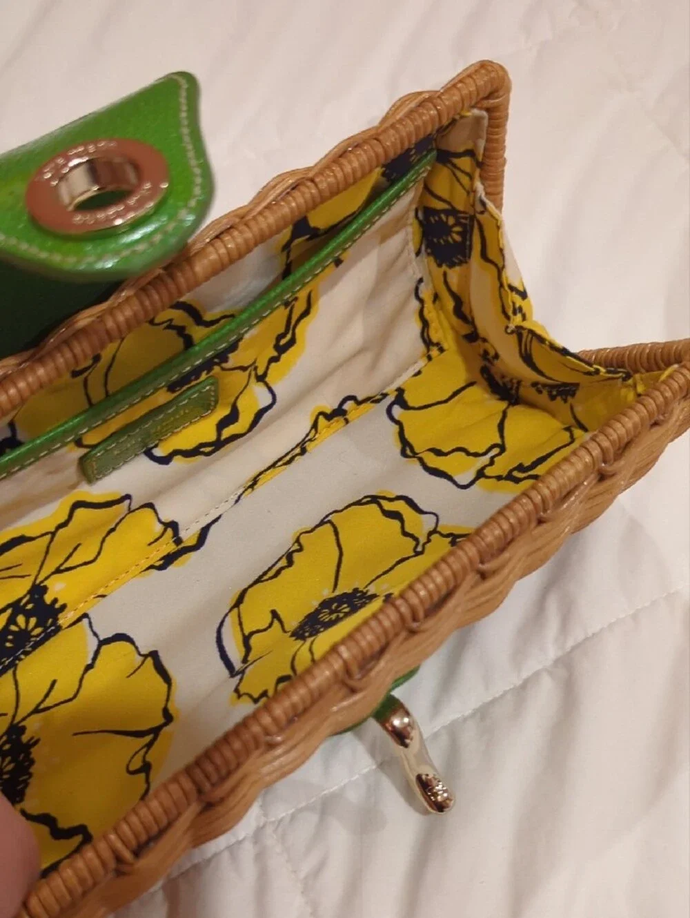 Kate Spade Woven Straw Clutch - Picture 4 of 8